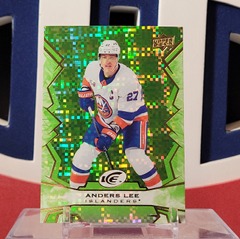 Anders Lee 2022-23 - Green Parralel Ud Ice #58 Upper Deck
